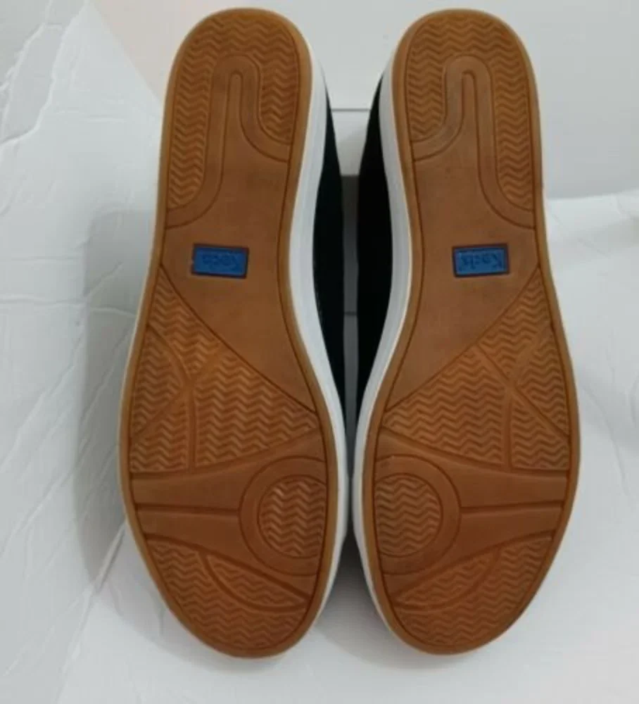 Ked's Sneakers Dream Foam Sz 9 Women's Comfy Black Suede Lace Up Shoes Ankle - Picture 6 of 9